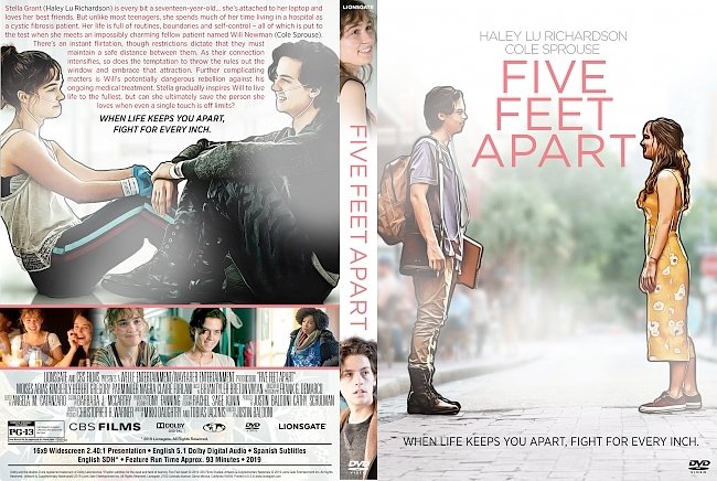 dvd cover Five Feet Apart DVD Cover