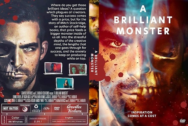 dvd cover A Brilliant Monster DVD Cover