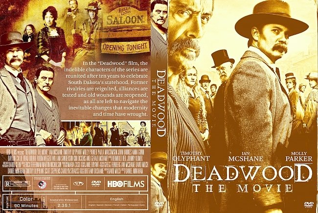 dvd cover Deadwood The Movie DVD Cover