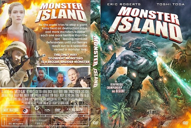 dvd cover Monster Island DVD Cover