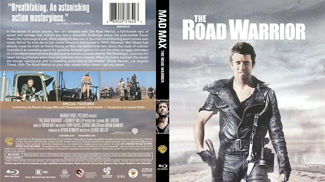 dvd cover Mad Max 2 The Road Warrior Bluray Cover