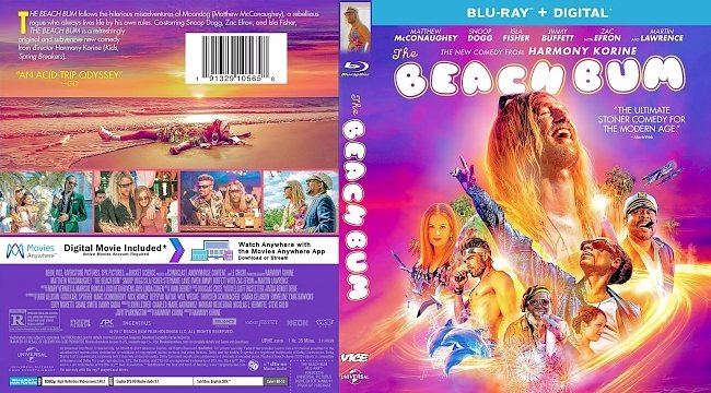 dvd cover The Beach Bum Bluray Cover