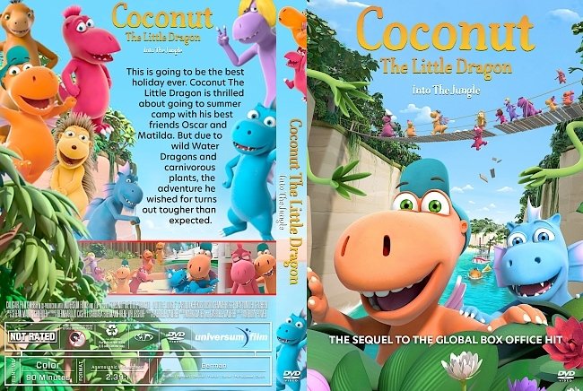 dvd cover Coconut the Little Dragon 2: Into the Jungle DVD Cover