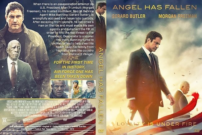dvd cover Angel Has Fallen DVD Cover