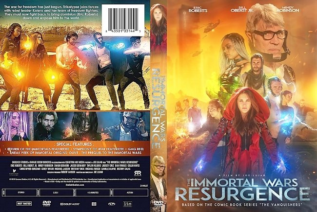 dvd cover The Immortal Wars Resurgence DVD Cover