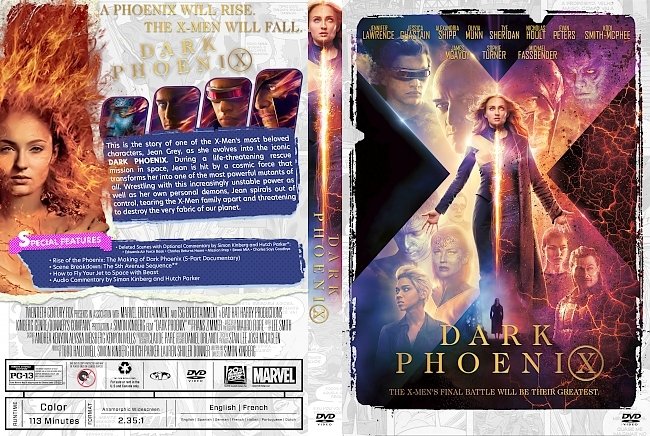 dvd cover Dark Phoenix DVD Cover