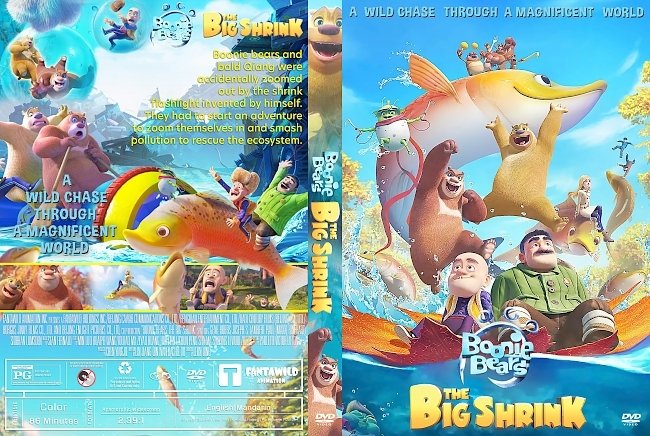 dvd cover Boonie Bears The Big Shrink DVD Cover