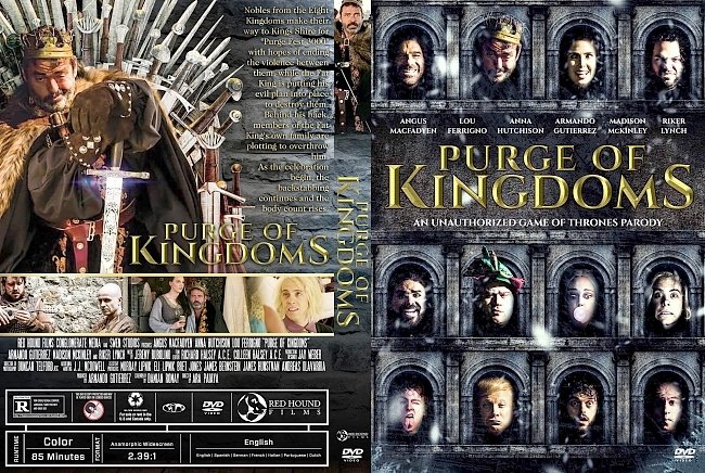 dvd cover Purge of Kingdoms: The Unauthorized Game of Thrones Parody DVD Cover