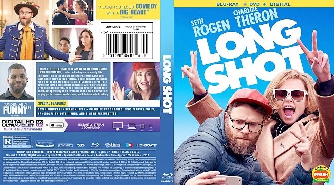 dvd cover Long Shot Bluray Cover