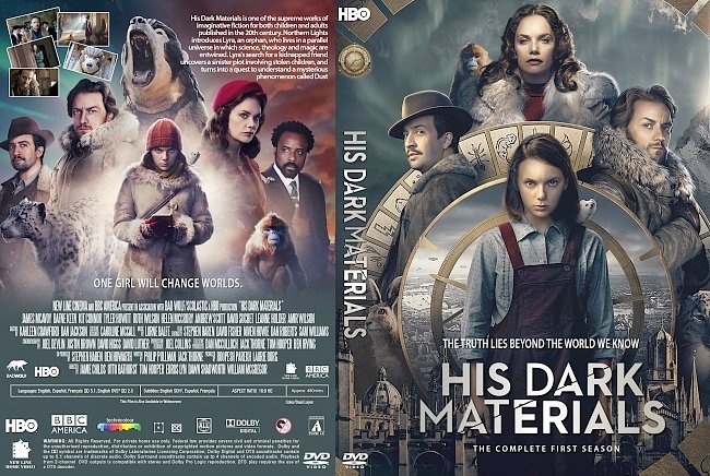 dvd cover His Dark Materials Season 1 DVD Cover