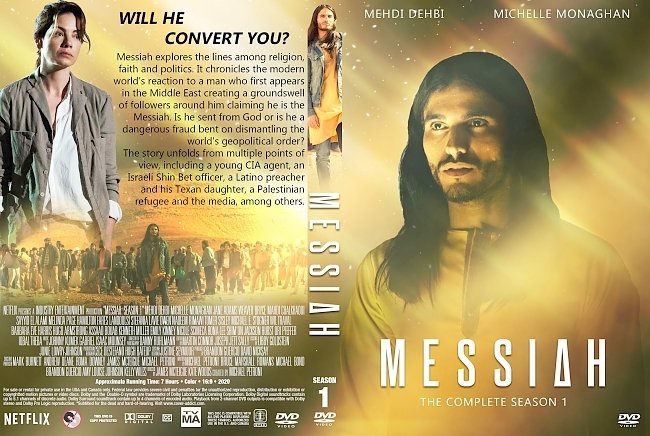 dvd cover Messiah Season 1 DVD Cover