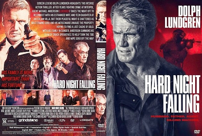 dvd cover Hard Night Falling DVD Cover