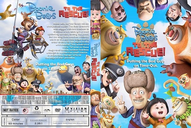 dvd cover Boonie Bears To the Rescue DVD Cover