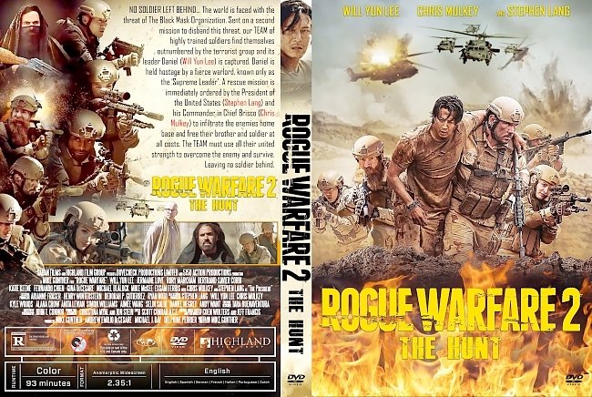 dvd cover Rogue Warfare 2 The Hunt DVD Cover