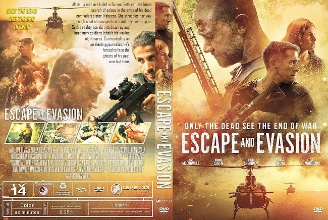 dvd cover Escape and Evasion DVD Cover