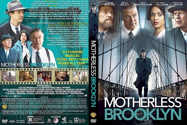 dvd cover Motherless Brooklyn DVD Cover