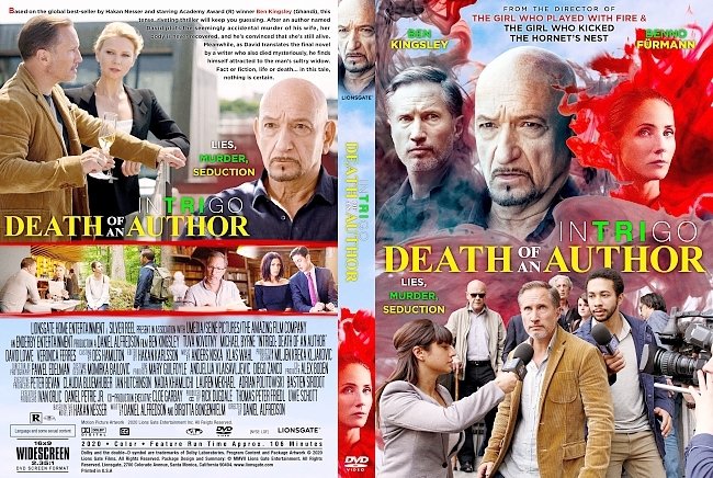 dvd cover Intrigo Death of an Author DVD Cover