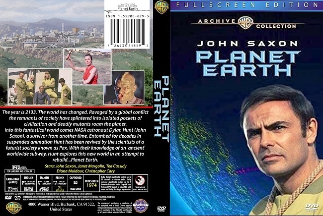 dvd cover Planet Earth 1974 Dvd Cover