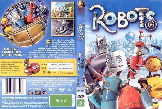 dvd cover Robots 2005 Dvd Cover