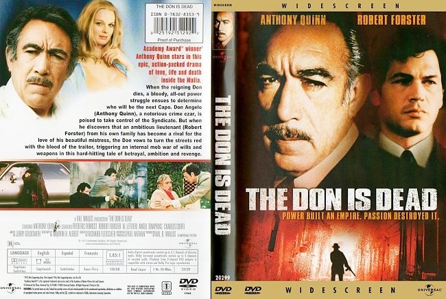 dvd cover The Don Is Dead 1973 Dvd Cover