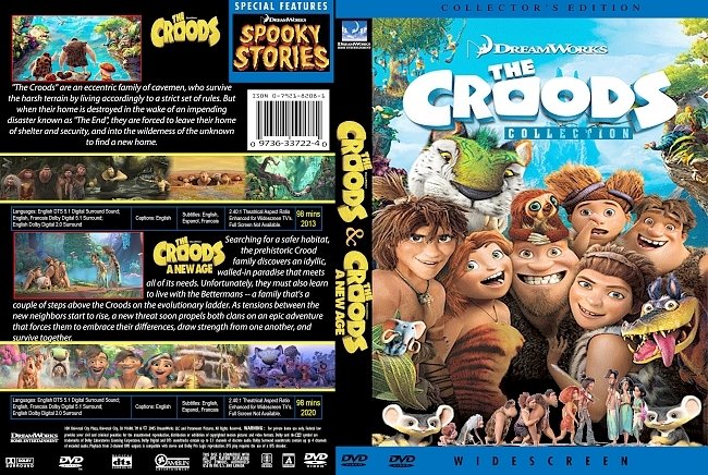 dvd cover The Croods Collection 2020 Dvd Cover