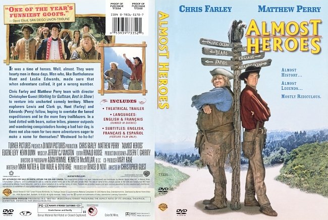 dvd cover Almost Heroes 1998 Dvd Cover