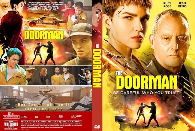 dvd cover The Doorman 2020 Dvd Cover