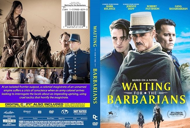 dvd cover Waiting For The Barbarians 2019 Dvd Cover