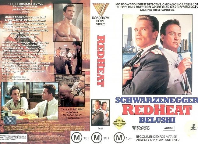 dvd cover Red Heat 1988 Dvd Cover