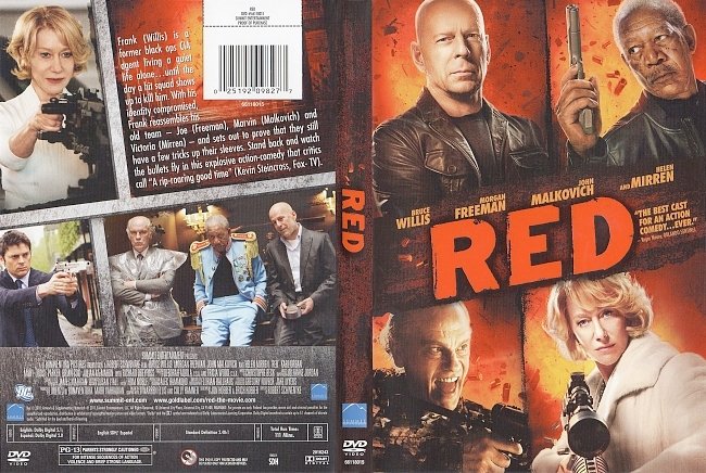 dvd cover Red 2010 Dvd Cover