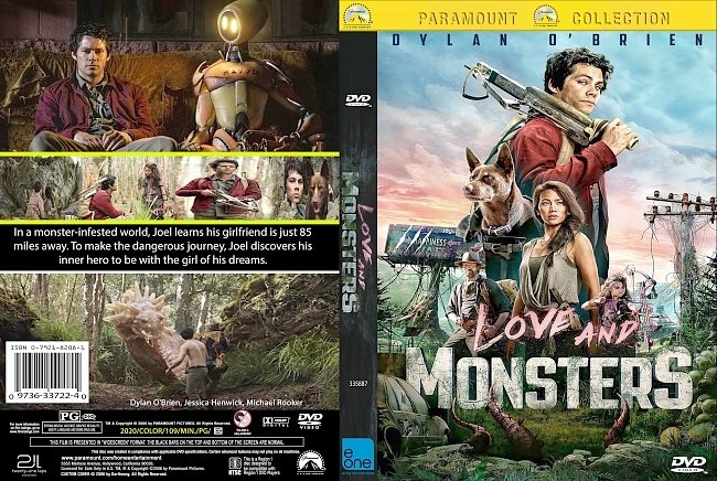 dvd cover Love And Monsters 2020 Dvd Cover