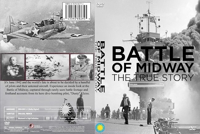 dvd cover Battle Of Midway The True Story 2019 Dvd Cover