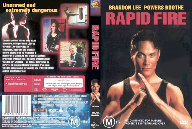 Rapid Fire 1992 Dvd Cover 