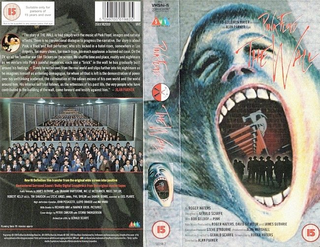 Pink Floyd – The Wall  1999 Dvd Cover 