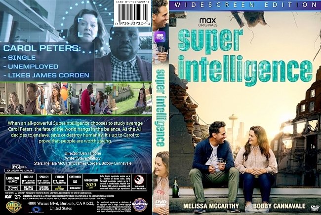 dvd cover Superintelligence 2020 Dvd Cover