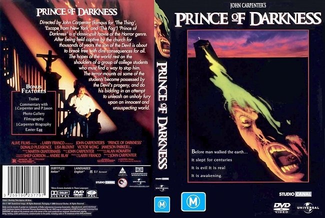 dvd cover Prince Of Darkness 1987 Dvd Cover