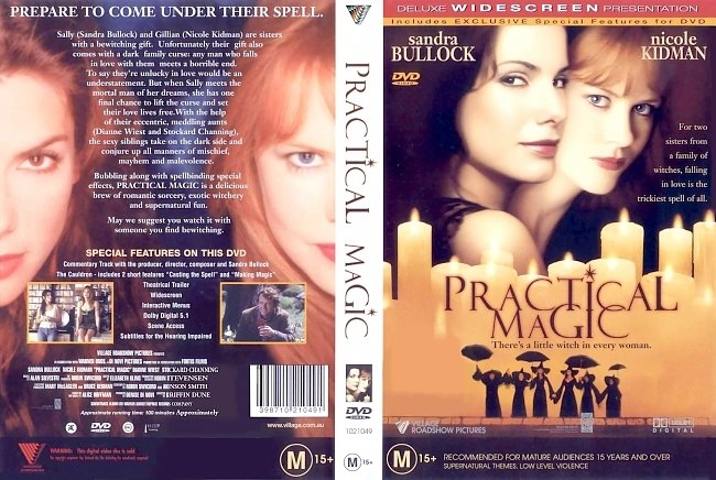 dvd cover Practical Magic 1998 Dvd Cover