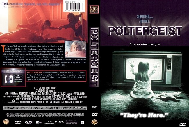 Poltergeist 1982 Dvd Cover 