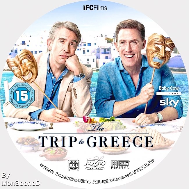 dvd cover The Trip To Greece 2020 Dvd Disc Dvd Cover