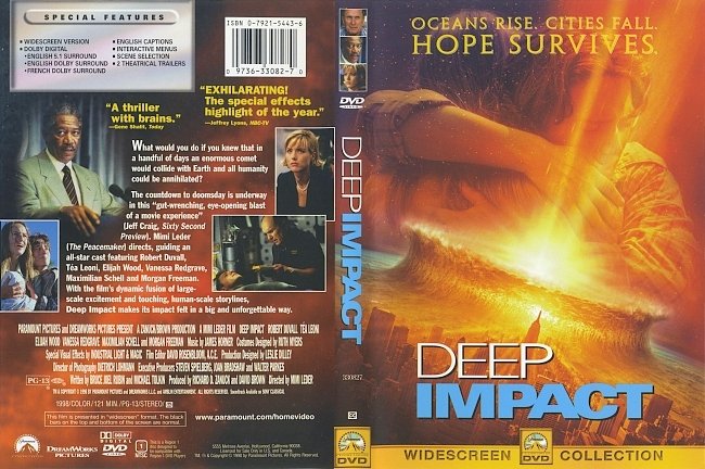 Deep Impact 1998 Dvd Cover 