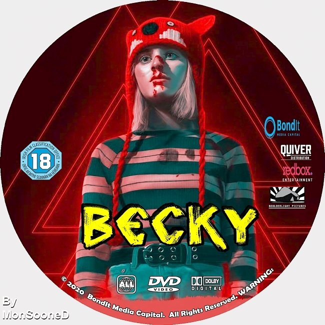 dvd cover Becky 2020 Dvd Disc Dvd Cover