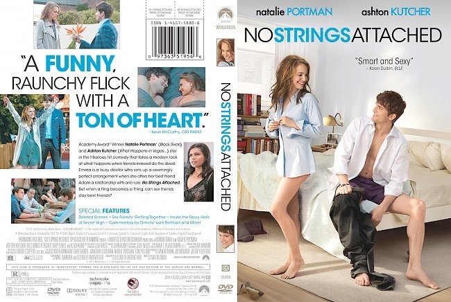 dvd cover No Strings Attached 2011 Dvd Cover