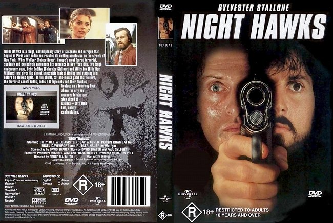 dvd cover Night Hawks 1981 Dvd Cover