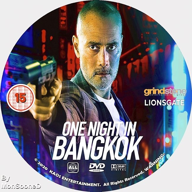 dvd cover One Night In Bangkok 2020 Dvd Disc Dvd Cover