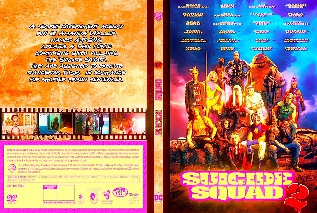dvd cover The Suicide Squad 2021 Dvd Cover