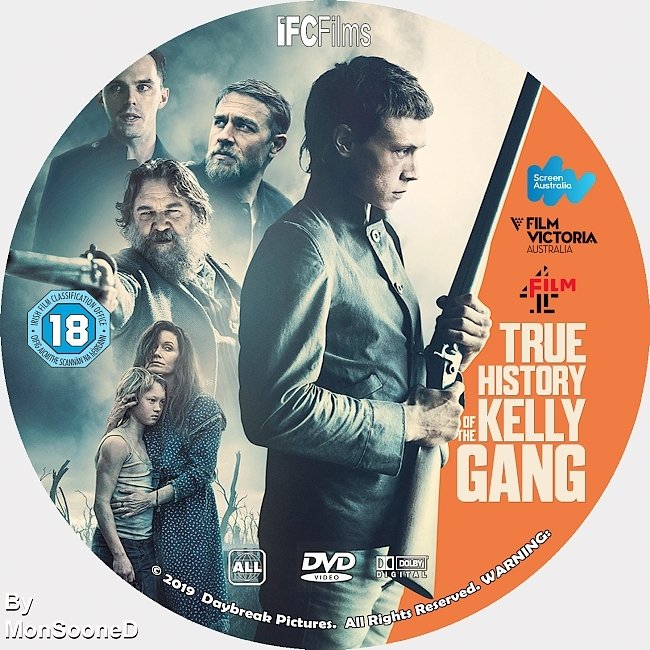 dvd cover True History Of The Kelly Gang 2019 Dvd Disc Dvd Cover