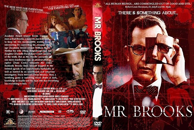 dvd cover Mr Brooks 2007 Dvd Cover