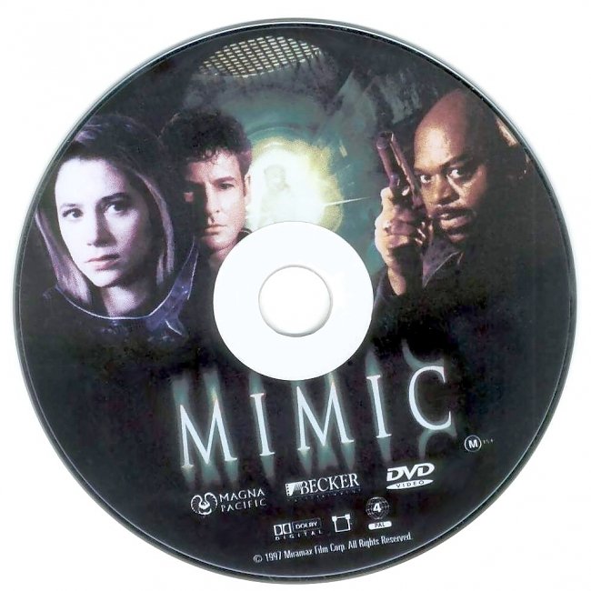 dvd cover Mimic 1997 Disc Label Dvd Cover