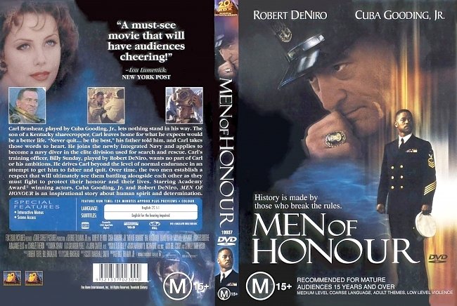 dvd cover Men Of Honour 2000 Dvd Cover