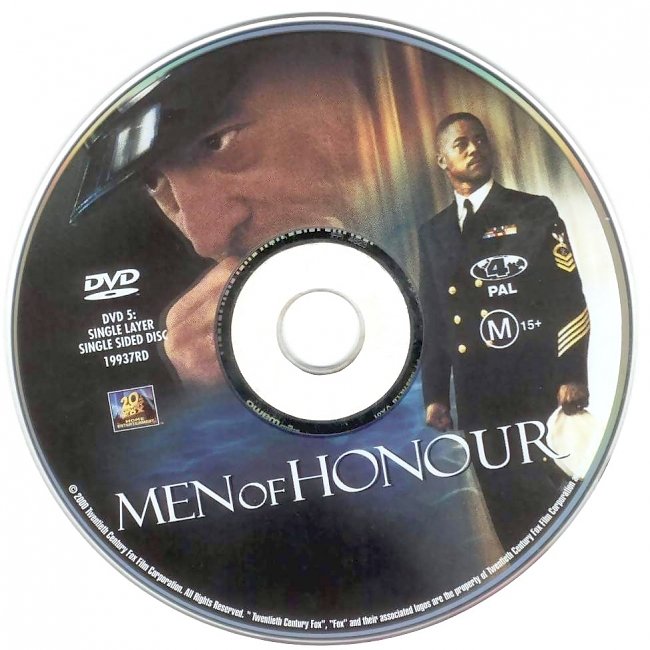 dvd cover Men Of Honour 2000 Disc Label Dvd Cover